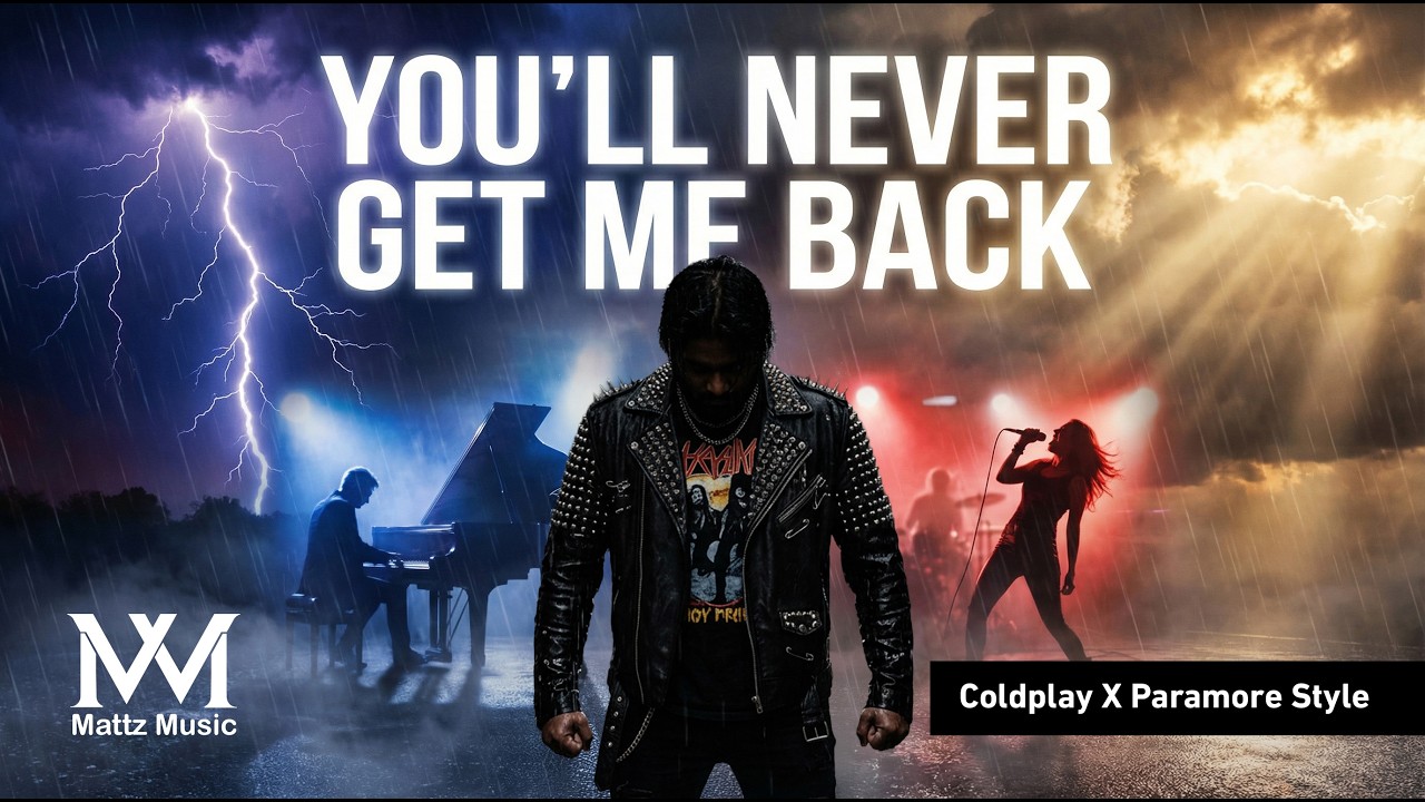 Paramore X Coldplay | Emotional Punk Rock - You'll Never Get Me Back | Mattz Music | AI Vision 2026