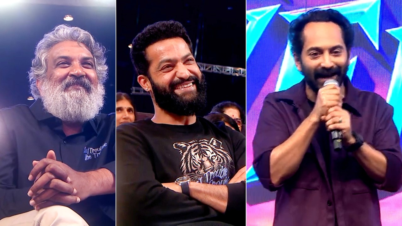 Fahadh Faasil Superb Speech 🔥 | Jr NTR & SS Rajamouli Reaction ❤️ | Don&rsquo;t Trouble The Trouble Event