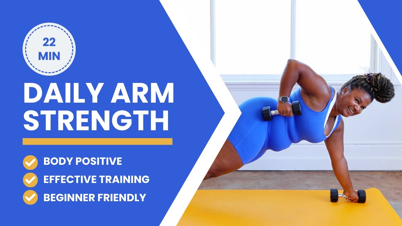 20 Minute Daily Arm Strength (SO ENCOURAGING for all fitness levels!)