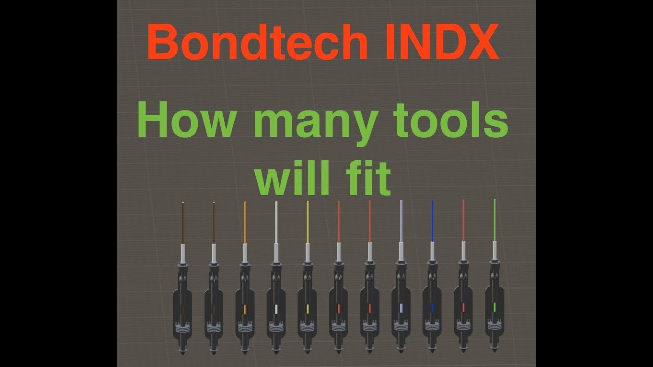 Bondtech INDX how many tools will fit on your printer?