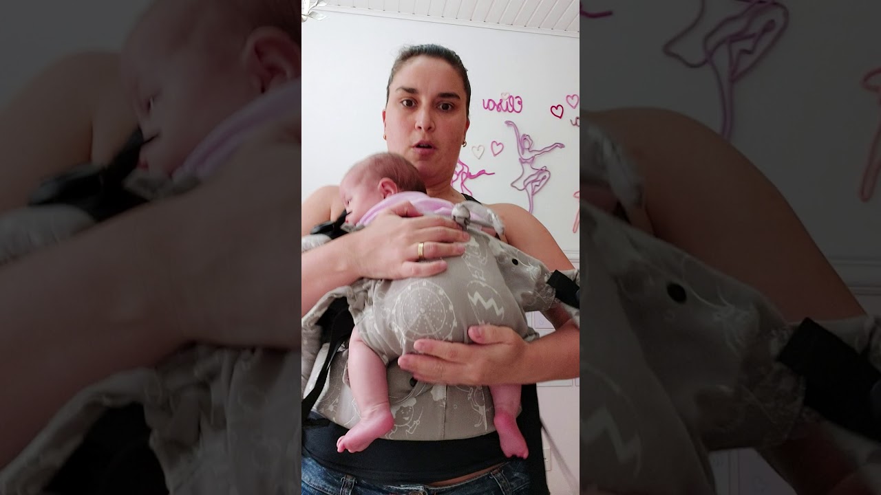 Mochila evolutiva Upa Slings- beb&ecirc; pequeno