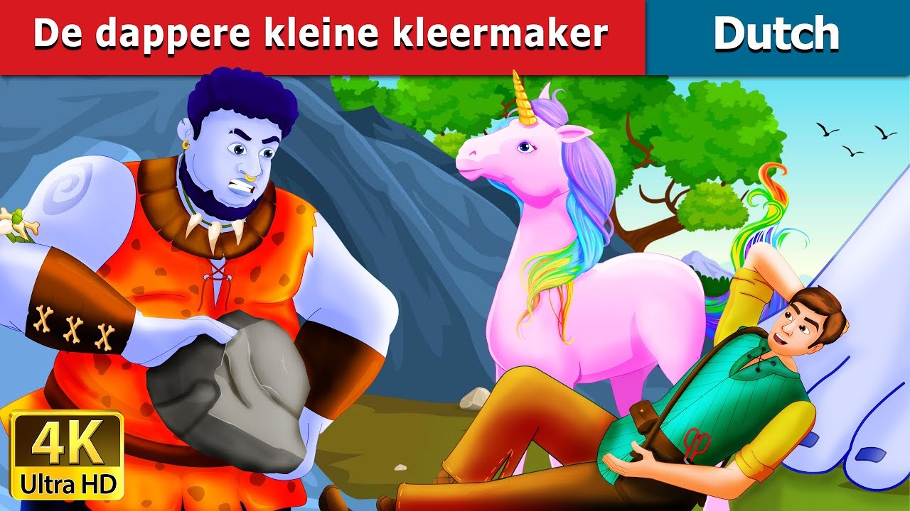 De dappere kleine kleermaker | The Brave Little Tailor Story in Dutch | Dutch Fairy Tales