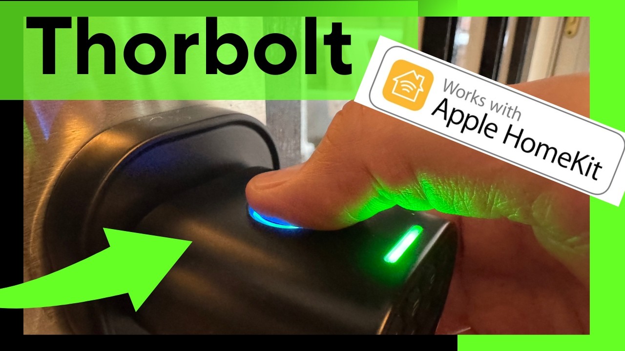This Fingerprint Doorknob Will Impress: The Thorbolt MK1 Smart Doorknob - works w/Apple HomeKit