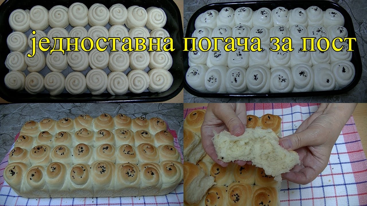 Булочка. Хлеб без яиц и молока.