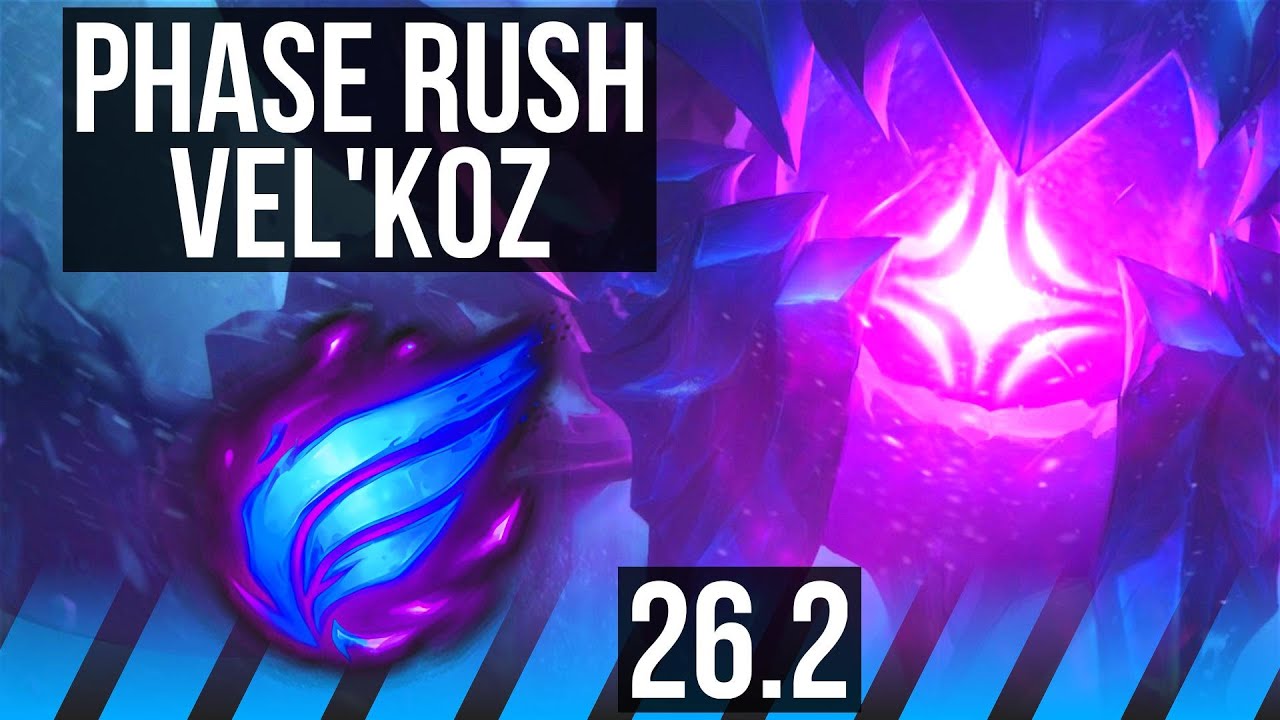 VEL'KOZ vs SYNDRA (MID) | Phase Rush, Good KDA: 9/1/14 | EUW Grandmaster | 26.2