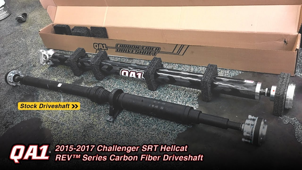 QA1's REV&trade; Carbon Fiber Driveshaft Dodge Challenger SRT Hellcat