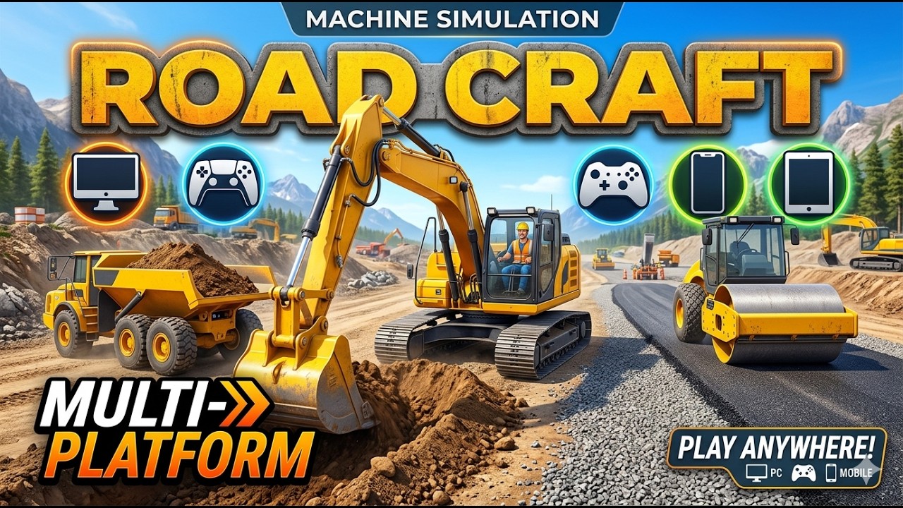 Jogar ROADCRAFT em Multiplataforma &eacute; F&aacute;cil?