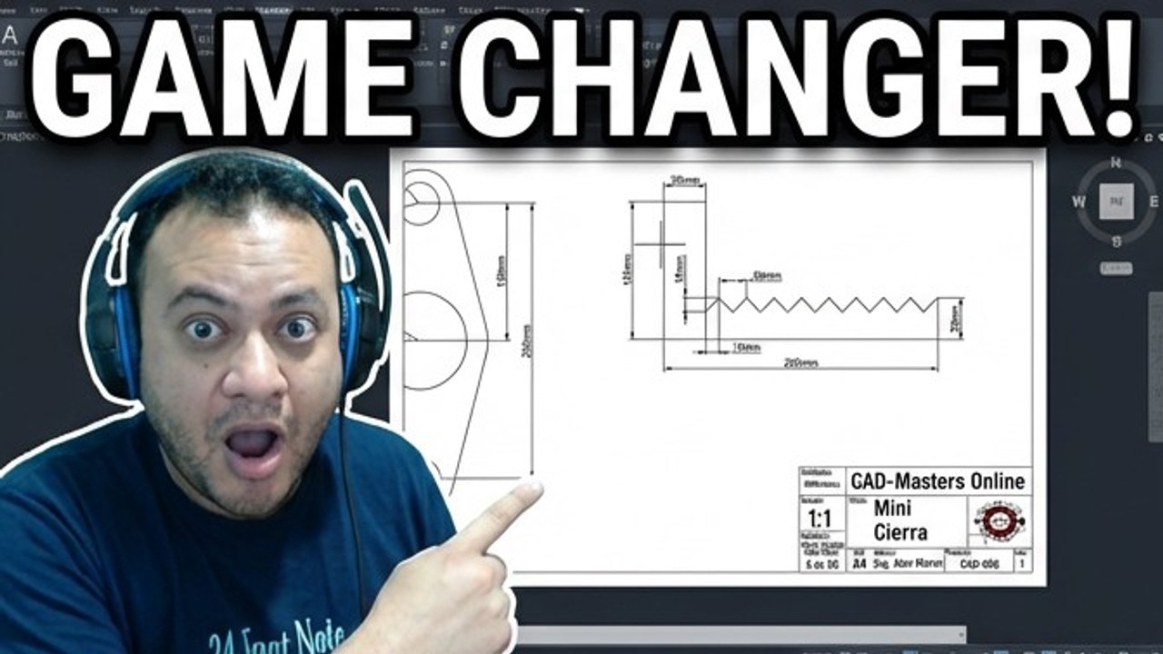 AutoCAD 2D Practica 6 como un PRO en 15 Minutos!