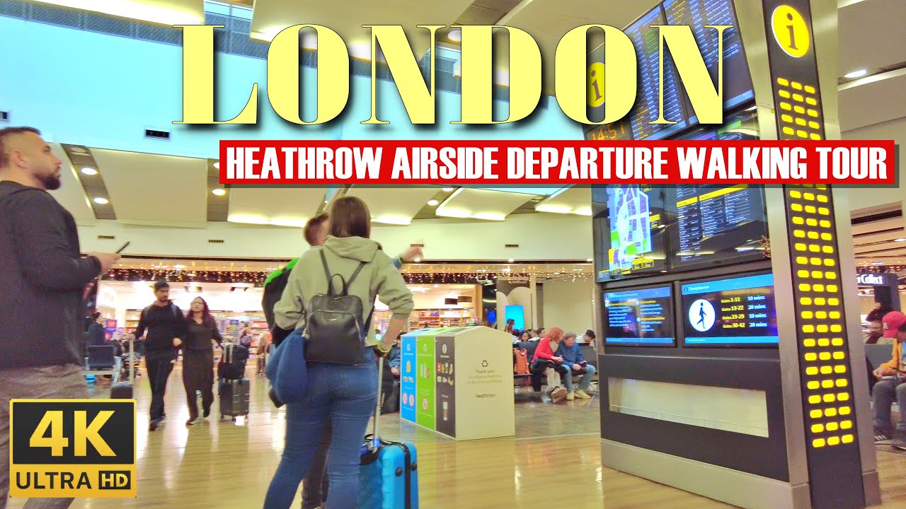 London Heathrow Terminal 3 Departure airside | Duty Free walking tour  [4K]