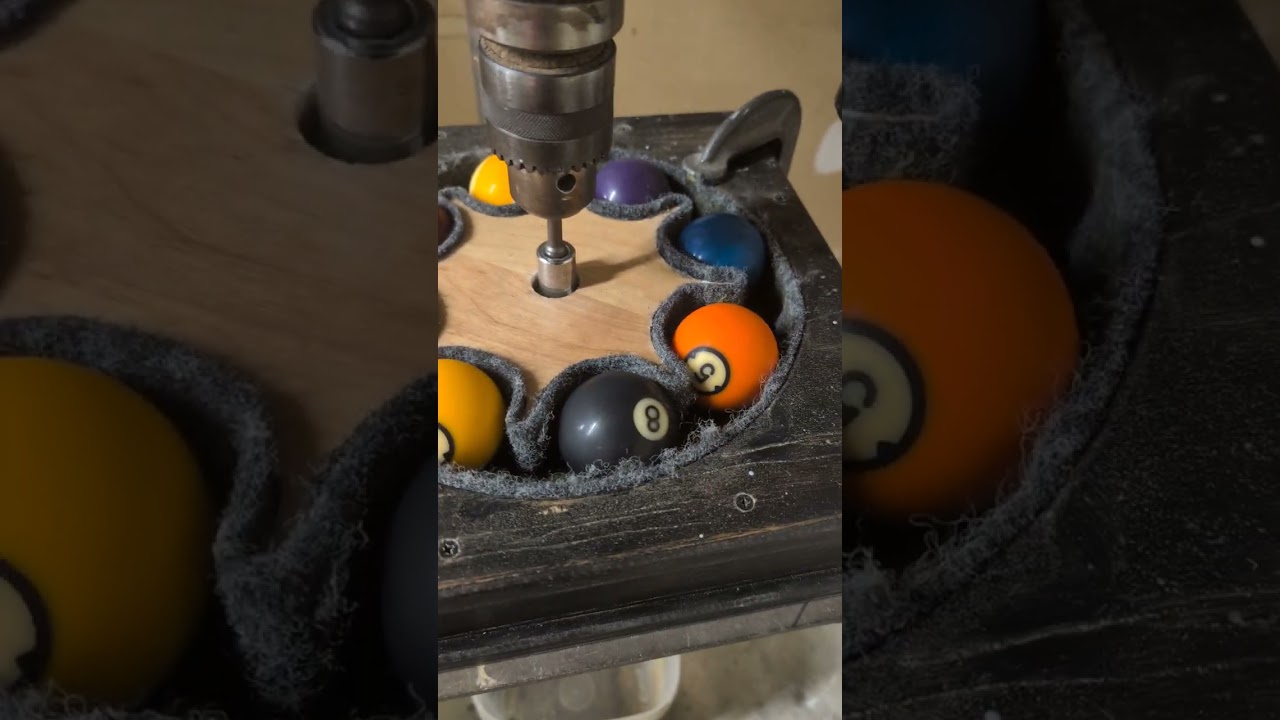 Absolutely the best homemade pool ball polisher- Results