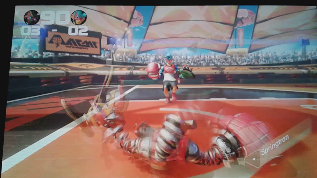 Arms springtron vs spring man hoops