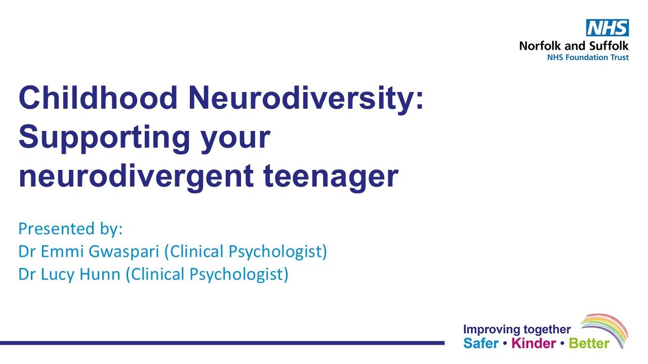 Childhood Neurodivergence: Supporting Your Neurodivergent Teenager