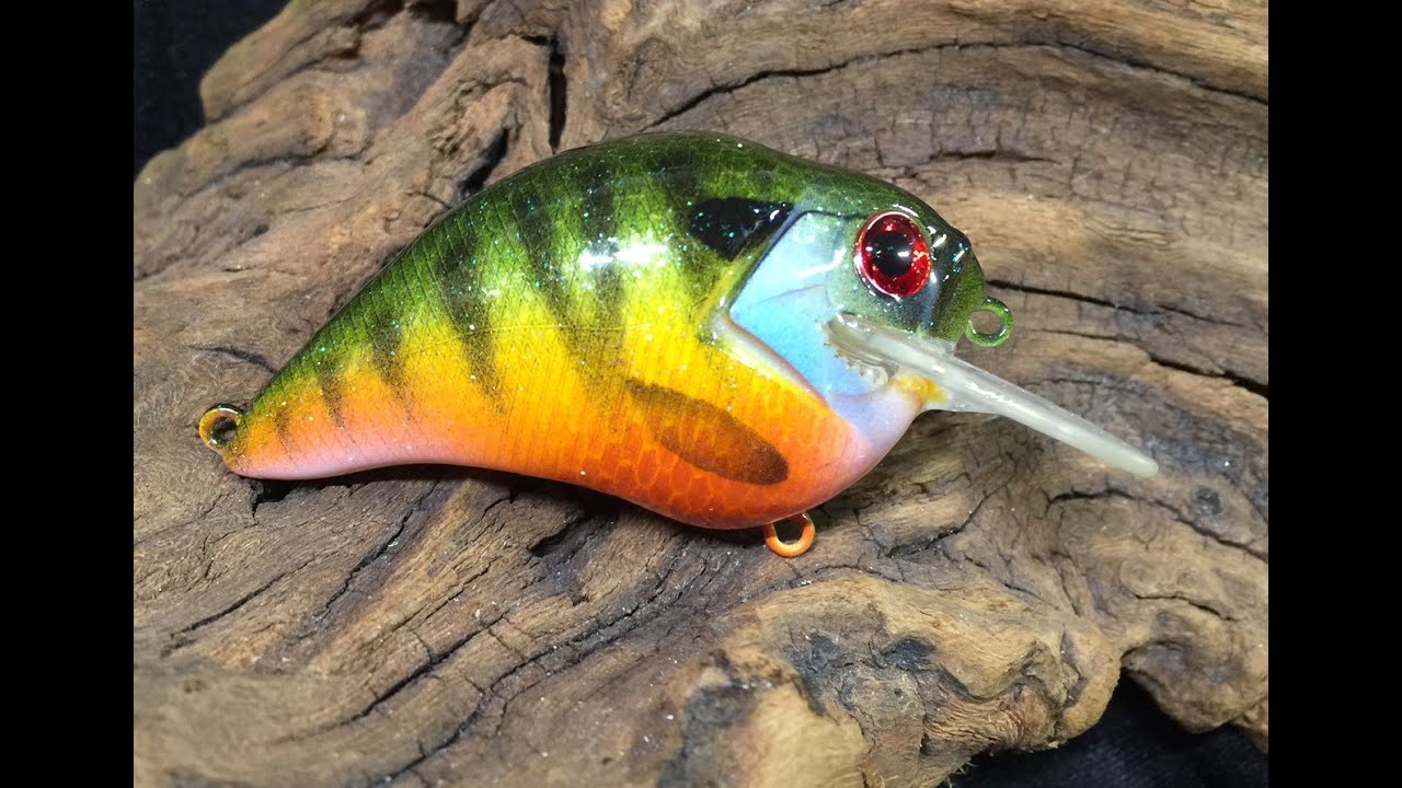 Индивидуальная окраска воблера Blue Gill