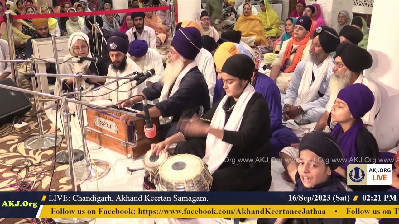 011 Chandigarh 16Sep2023 SatMor Dinas Sohellaa Keertan Bhai Malkeet Singh Jee Phagwara