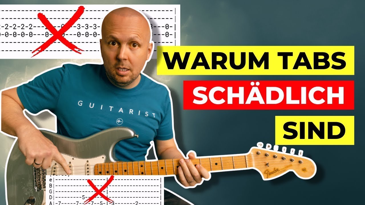 Gitarre spielen OHNE Tabs - Die WAHRHEIT über Tabulatur