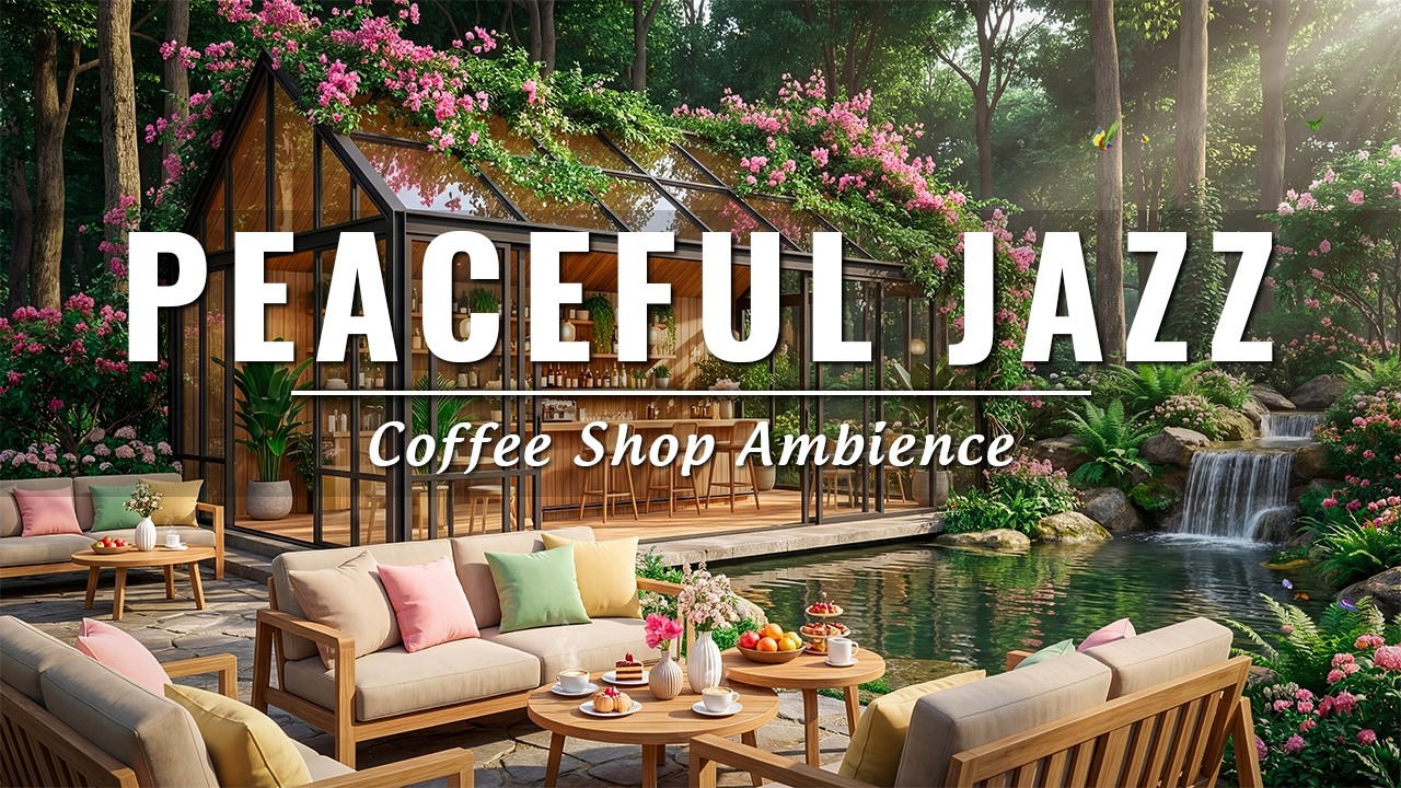 Peaceful Morning Jazz For Study & Work 🌿 Smooth Jazz Music With Coffee Shop Ambience