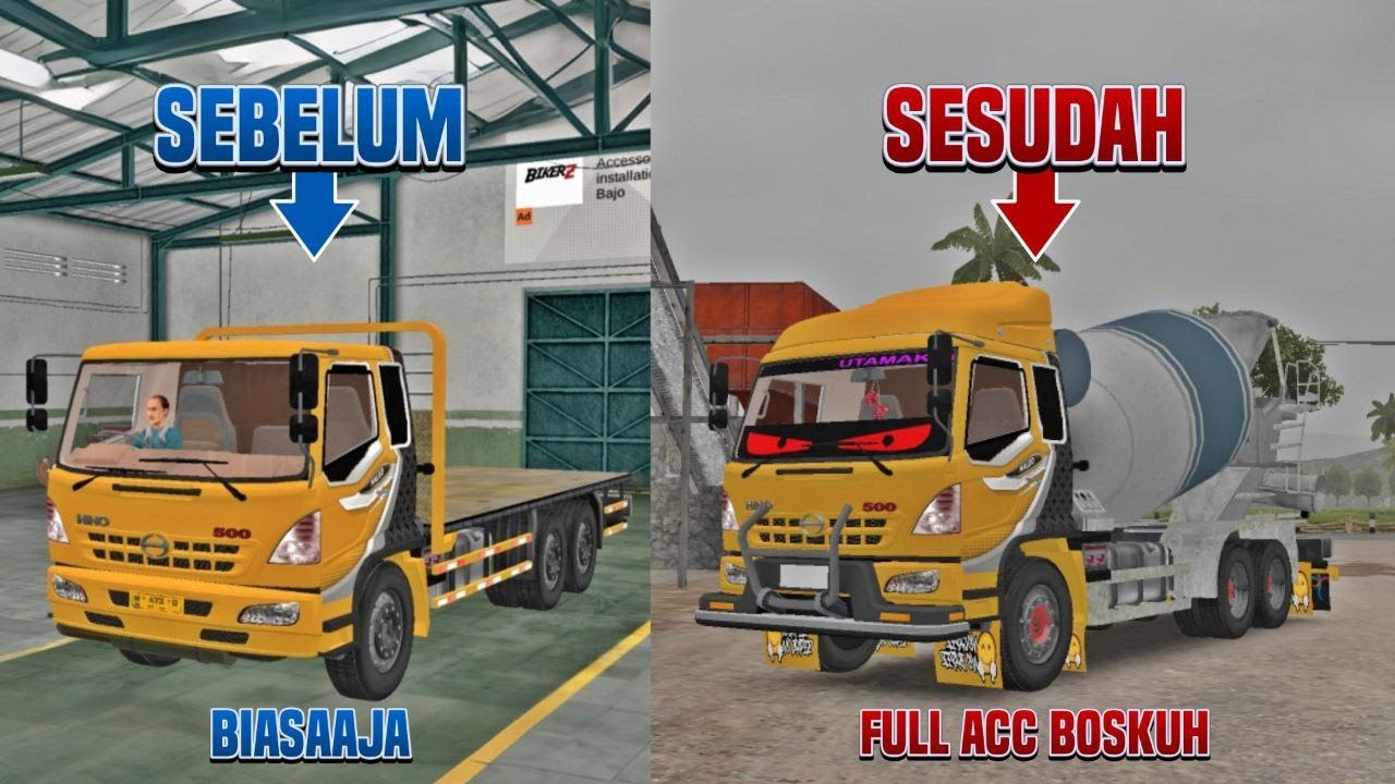 500 Juta Buat Beli Hino Lohan 500 & Modifikasi Penuh!! | Truck Simulator ID