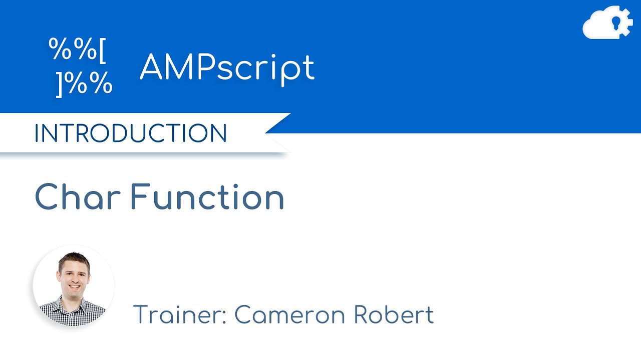 AMPscript Char Function in Salesforce Marketing Cloud