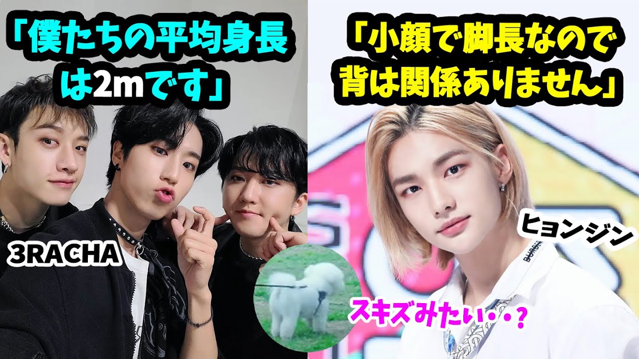 スキズは背が低い..？BTS/TXT/ENHYPEN/セブチと比較した結果！