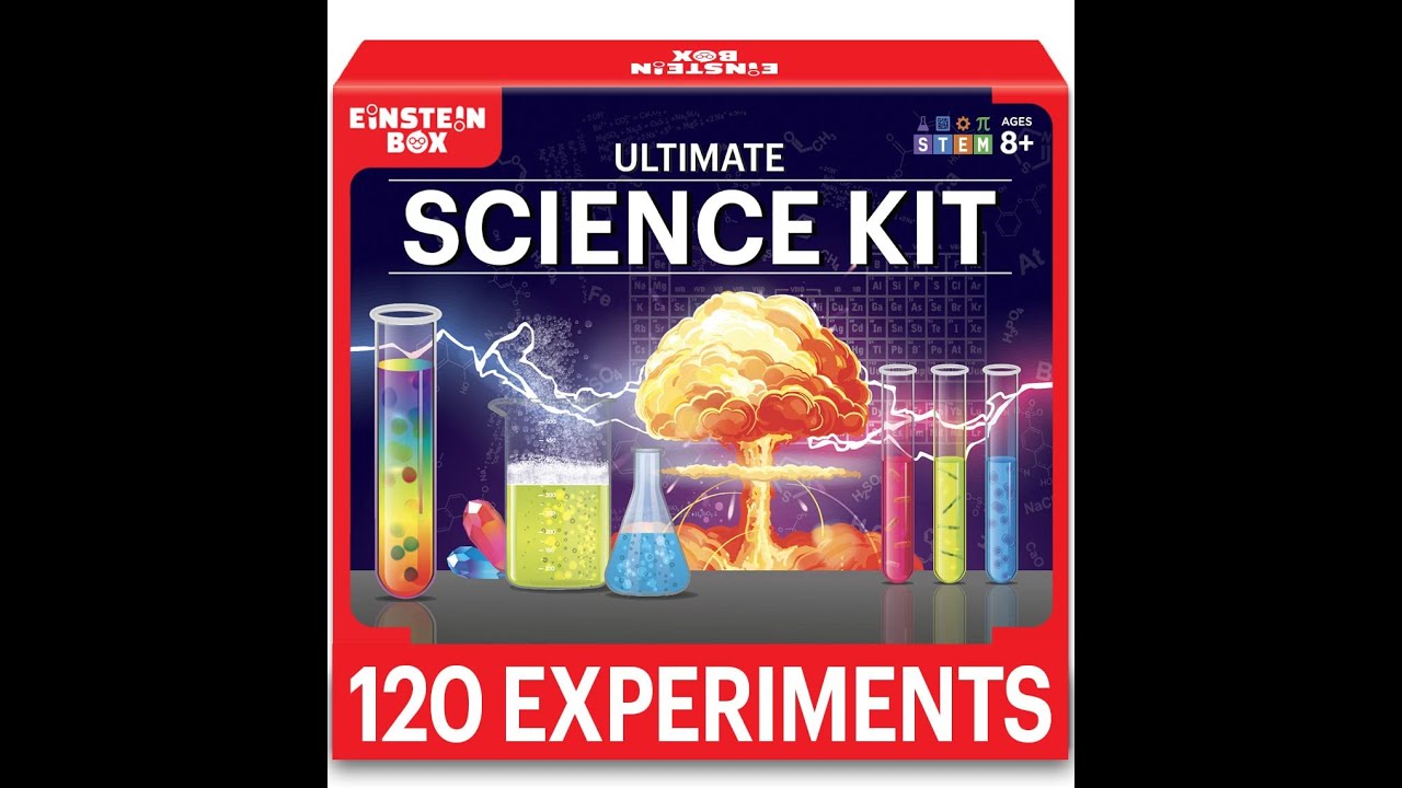 STEM Project - Einstein Box Science Experiment Kit for Kids Aged 8-12-14 - No Paid Promotion