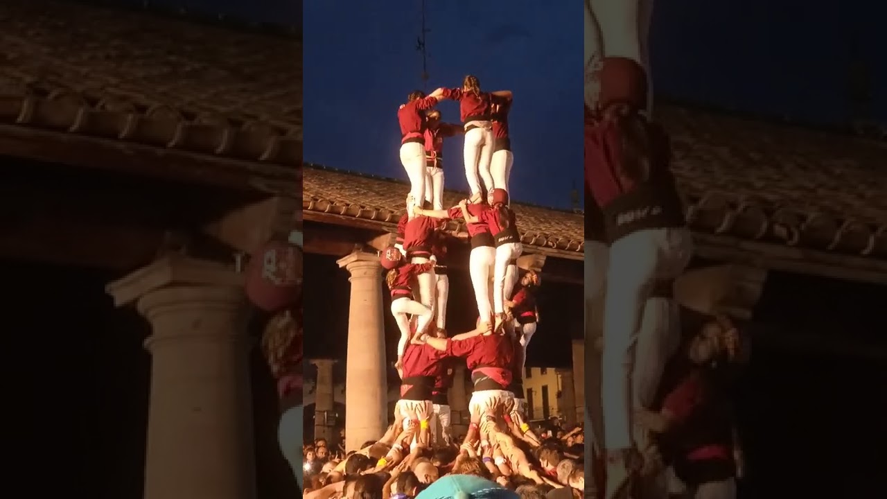 Pilar dels Xics de Granollers a la Porxada en la Ceremonia del Preg&oacute; 2022