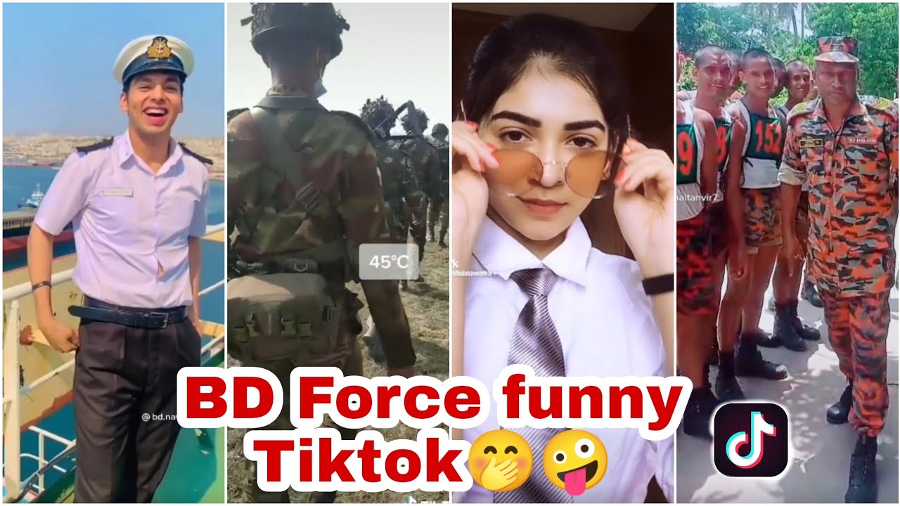 বাংলাদেশ বাহিনীদের টিকটক ভিডিও (Part-4)🤣🤣🤣||Funny tiktok videos Bd force...