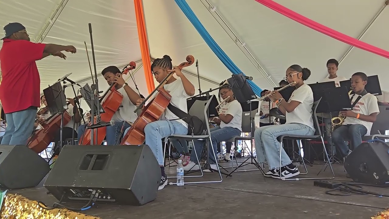 Partners for Strings VI Youth Orchestra Performs at 54th Agrifest St. Croix: 