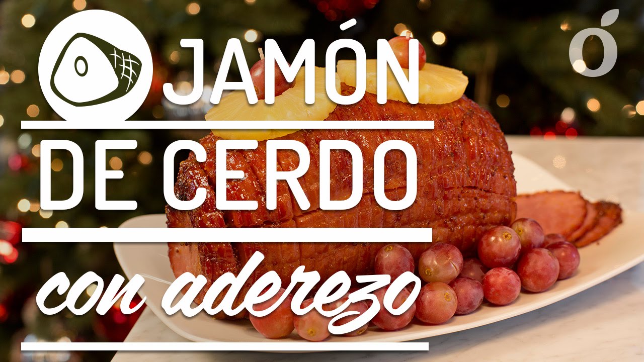 JAM&Oacute;N DE CERDO CON ADEREZO | CHRISTMAS HAM WITH APRICOT-MUSTARD DRESSING | Kiwilim&oacute;n