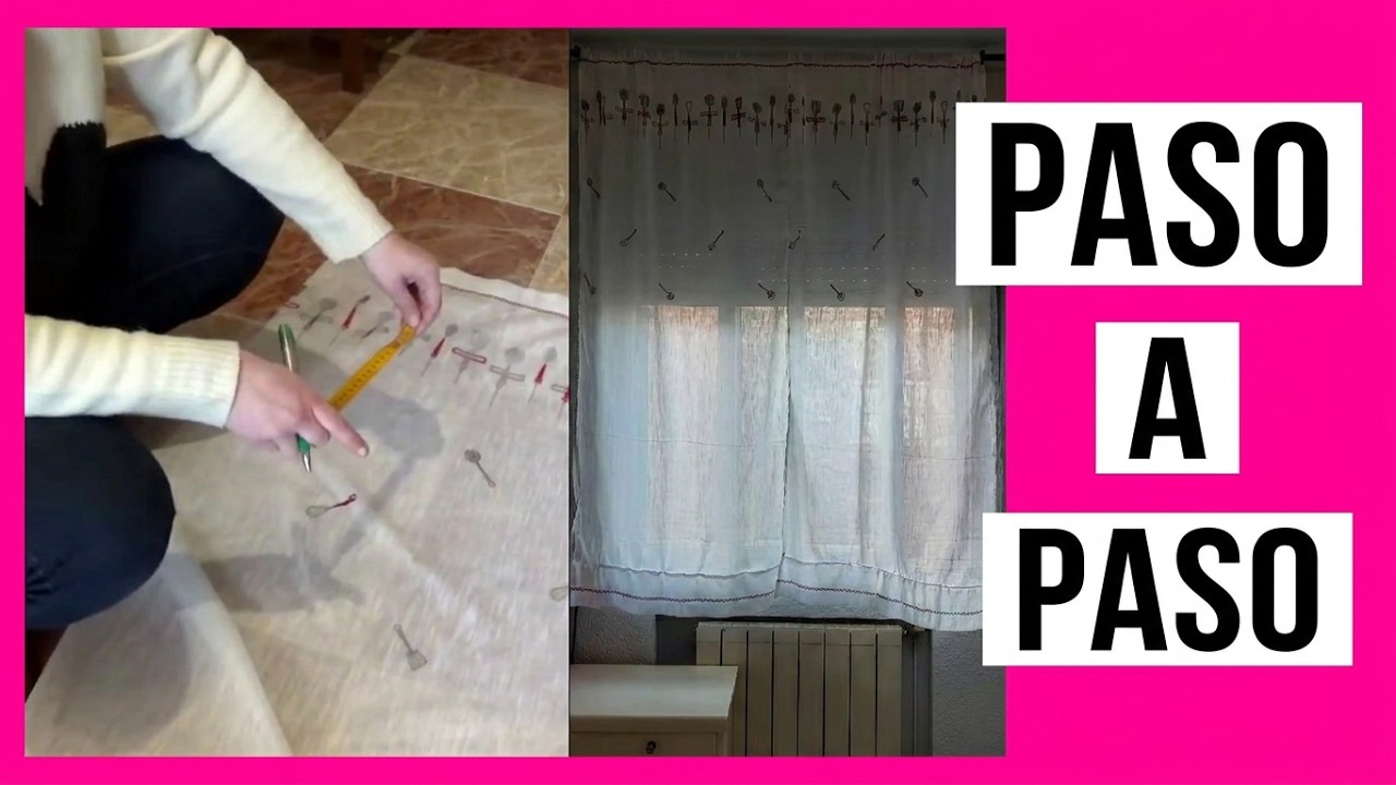 Confección de cortinas