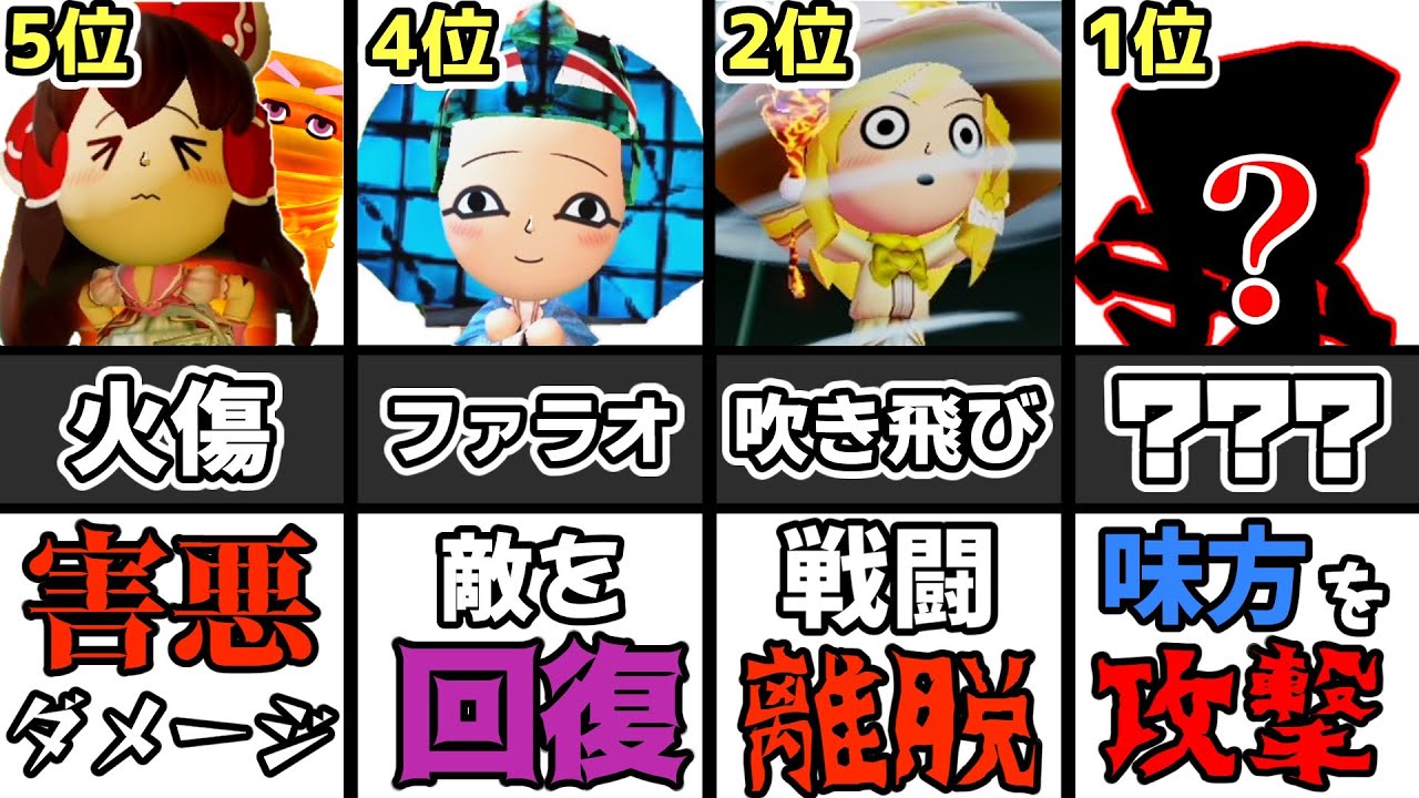 【ミートピア】厄介な状態異常ランキングTOP20後編！【ゆっくり解説】