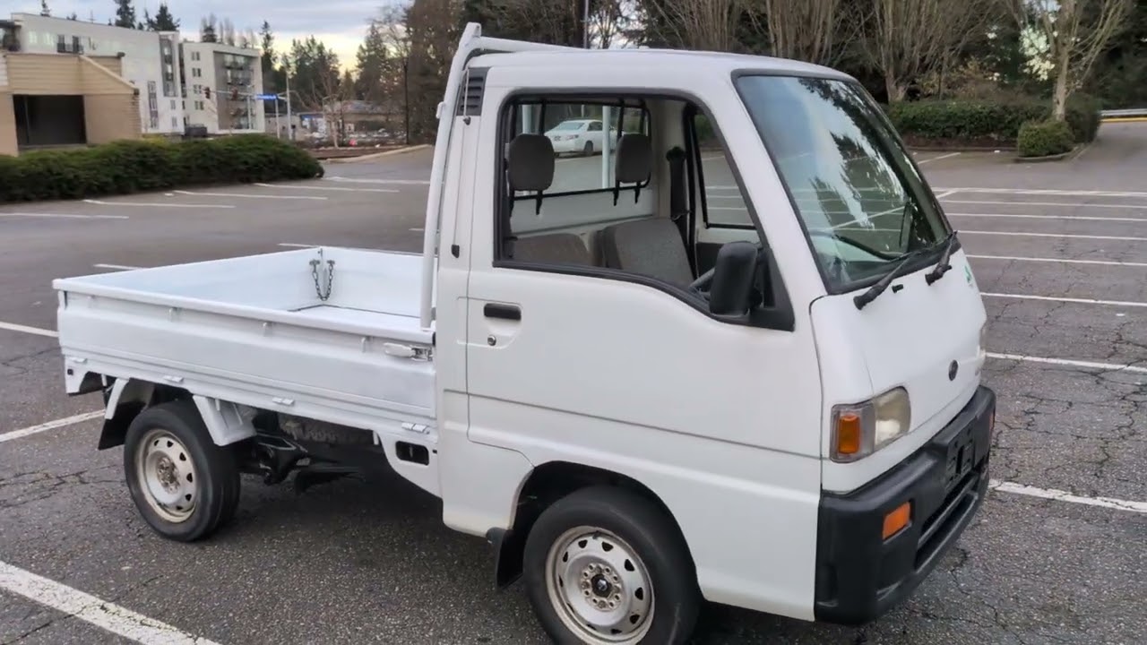 1998 Subaru Sambar Truck Full Time 4WD 3AT Supercharged EFI  (WALKAROUND) 