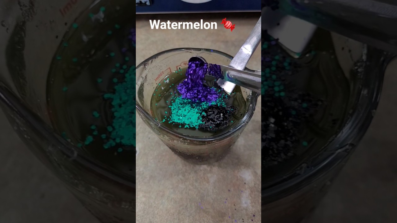 Watermelon Candy: Quick Soft Plastic Recipe #fishing #bassfishing