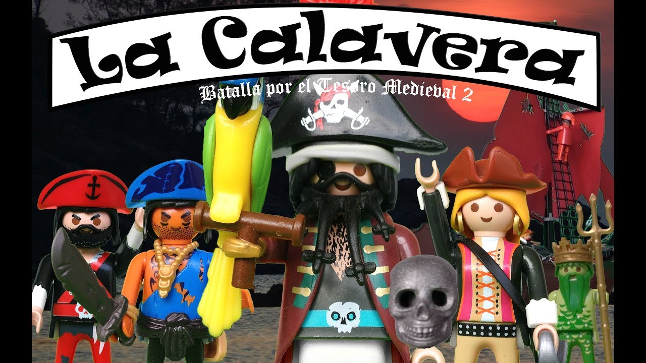 PLAYMOBIL Batalla por el Tesoro Medieval 2 La Calavera