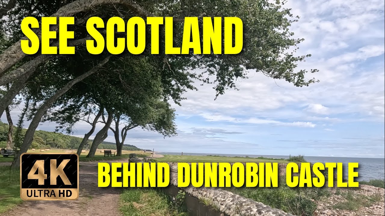 Dunrobin Castle Coast Walk, Scotland – Peaceful Seaside Bay Walk (4K, No Talking)