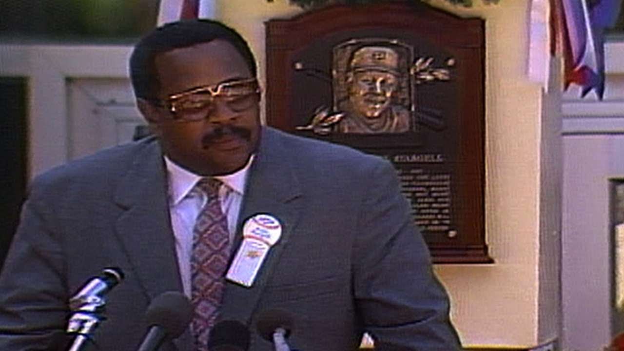 Stargell delivers Hall of Fame induction speech