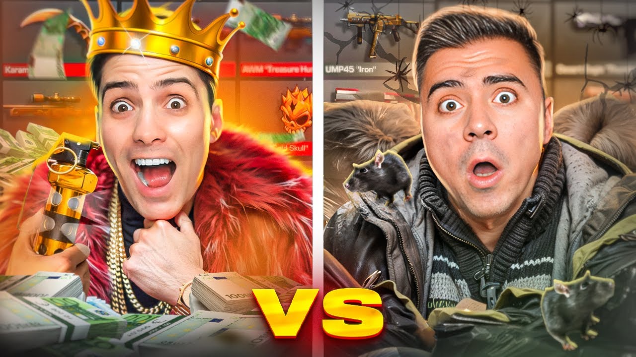БОГАТЫЙ vs БЕДНЫЙ ЮТУБЕР в STANDOFF 2!