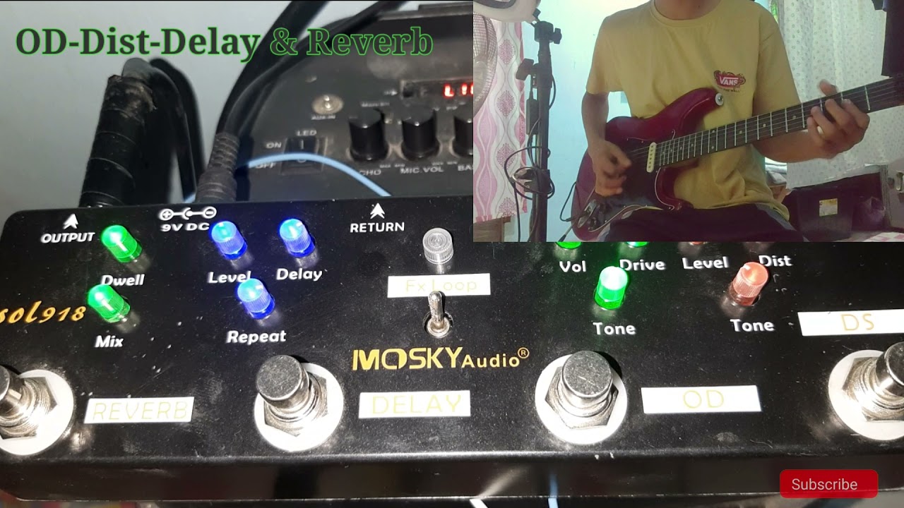 MOSKY Sol918 5-in-1 Guitar Multi-Effect Pedal | Sound Sample