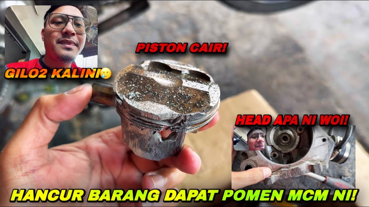 JAHANAM ENJIN DAPAT POMEN MCM NI | LC135 BARANG HANCUR | POMEN TAK BOLEH PAKAI