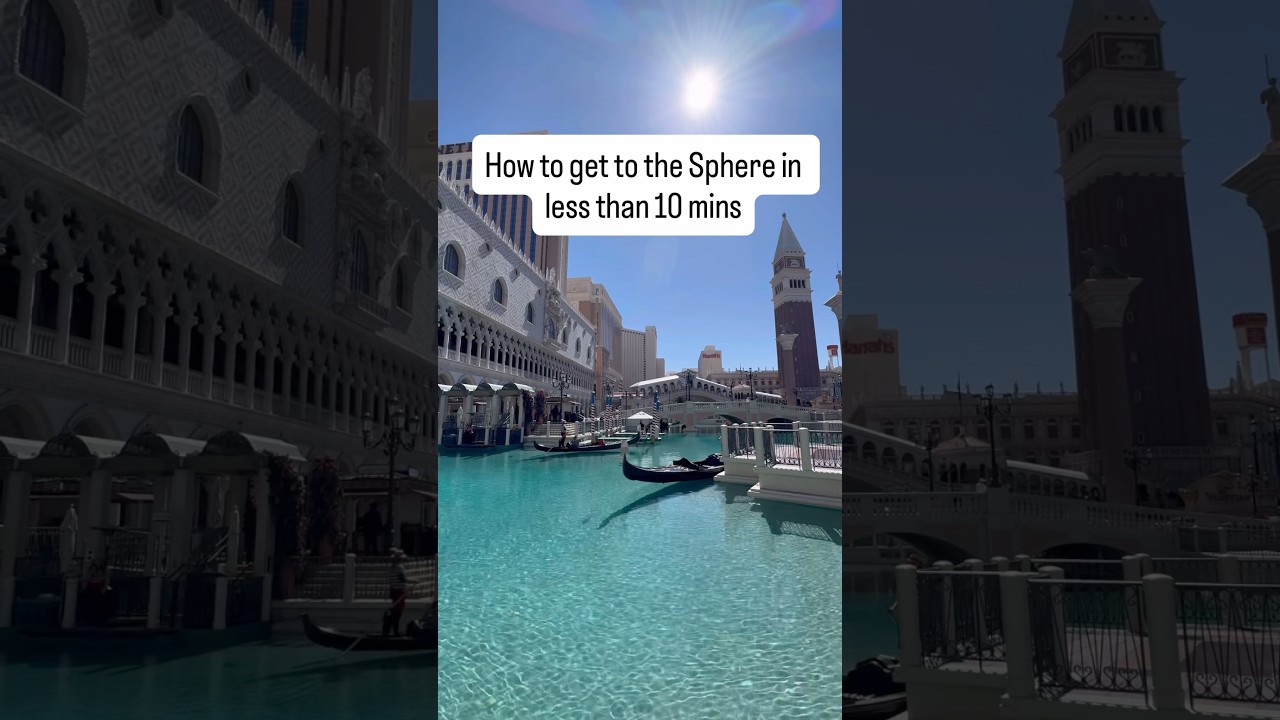 Easy & quick walk to the Sphere from the Venetian Palazzo