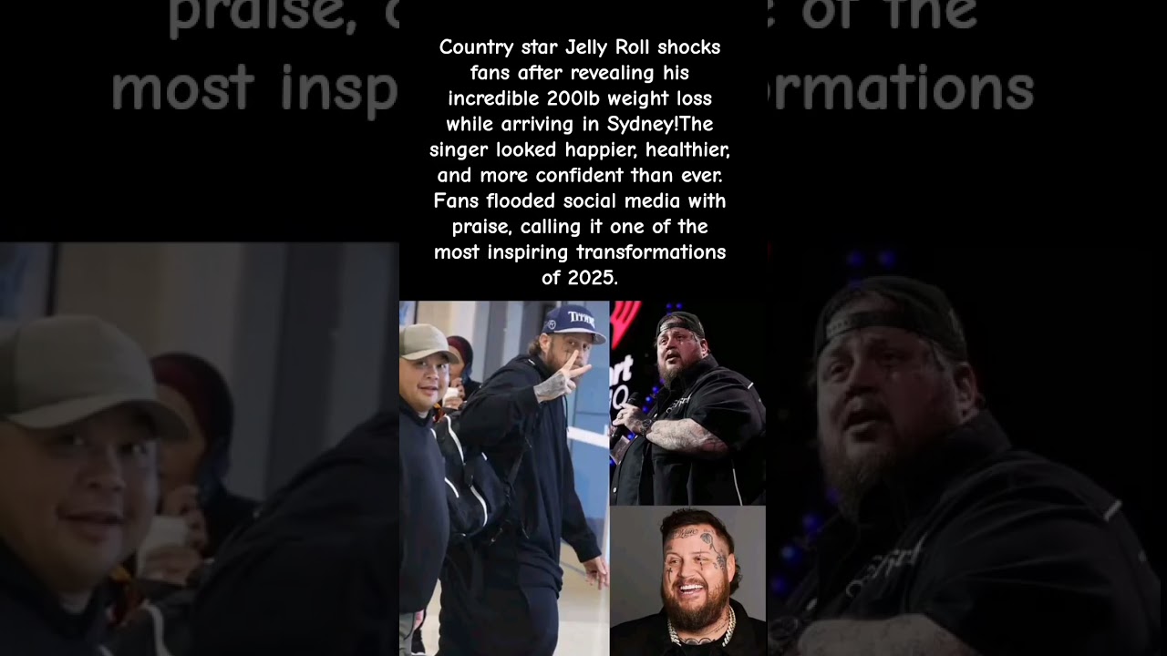 Jelly Roll&rsquo;s INSANE 200lb Weight Loss Transformation #celebrity