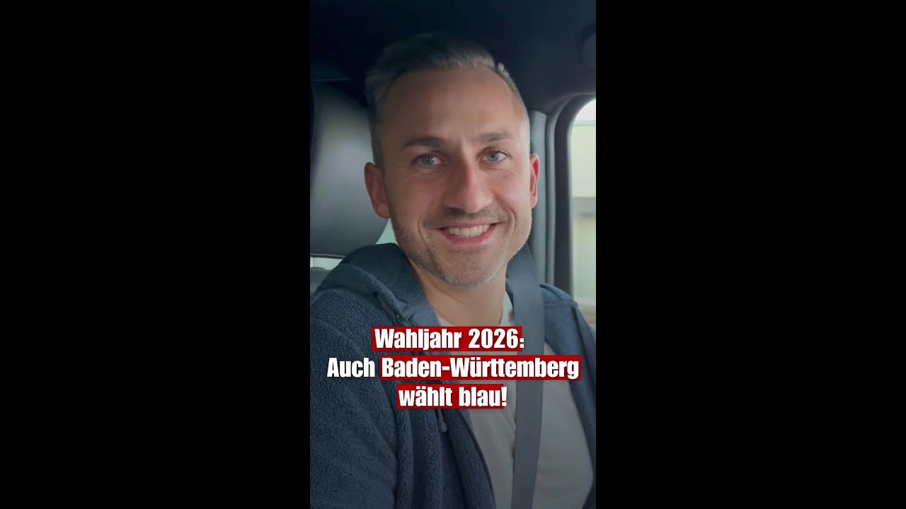 Wahljahr 2026: Auch Baden-W&uuml;rttemberg w&auml;hlt blau! | Ulrich Siegmund (AfD Sachsen-Anhalt)