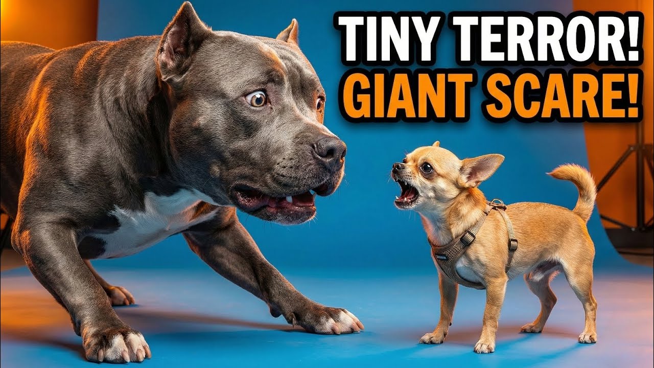 Try Not To Laugh: Grey Pitbull vs. Feisty Chihuahua (Ultimate Compilation) 🤣