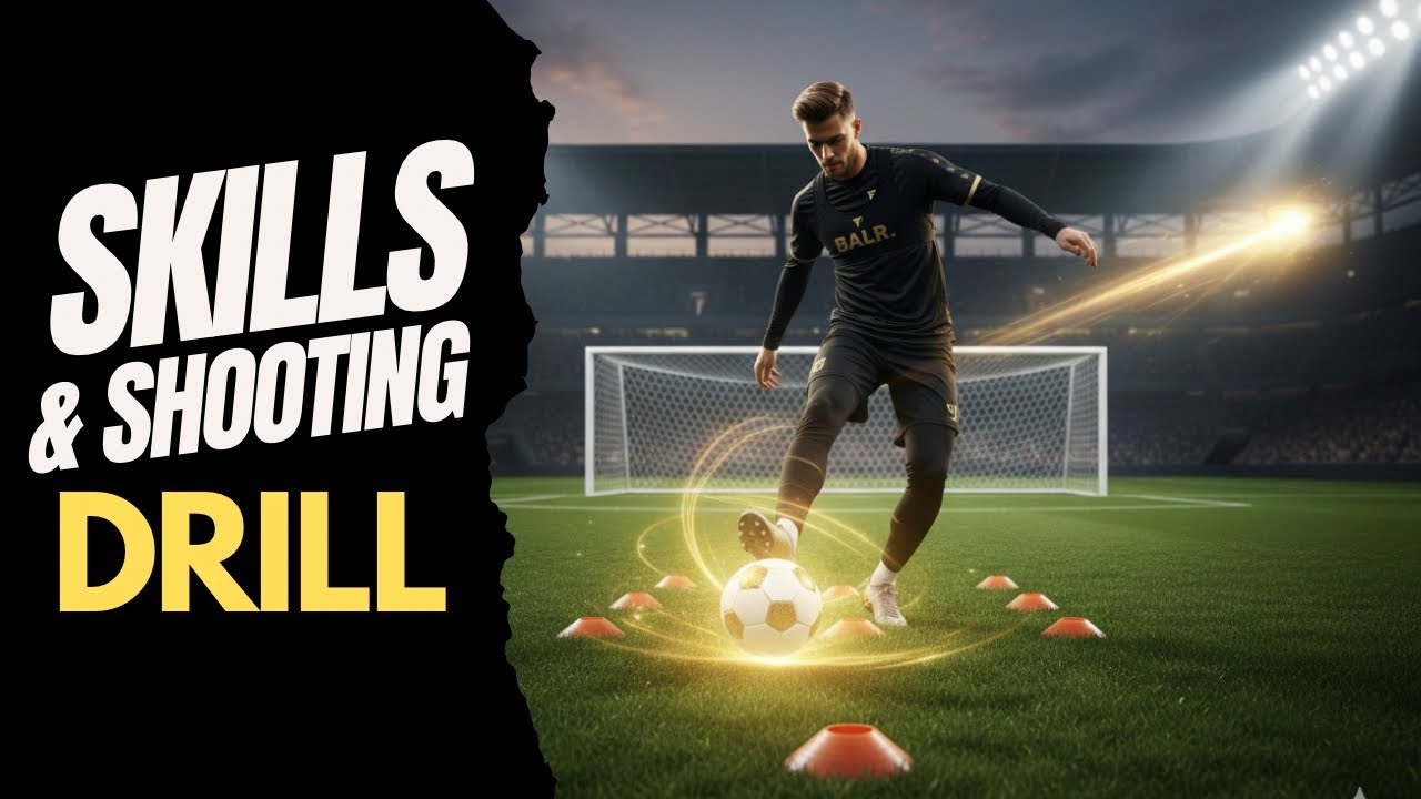 Elite Soccer Skills & Shooting Drill