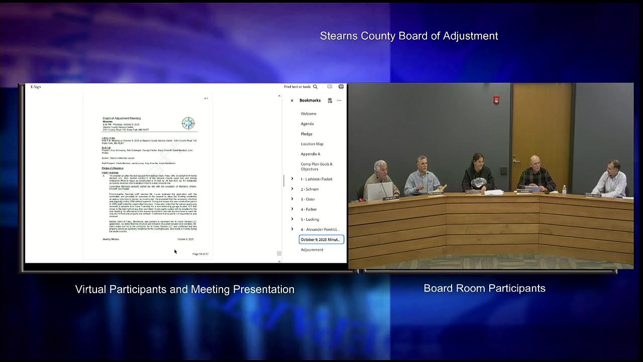 Board of Adjustment - 13 Nov 2025