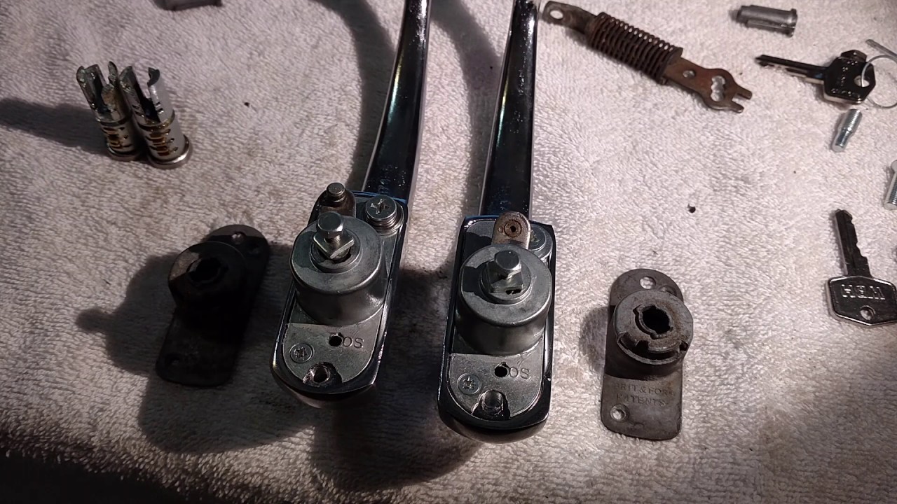 Making New TR4 Door handles work correctly.