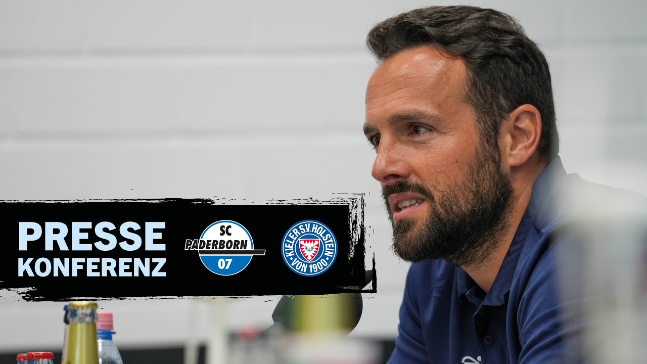 Pressekonferenz nach dem Heimspiel gegen Holstein Kiel