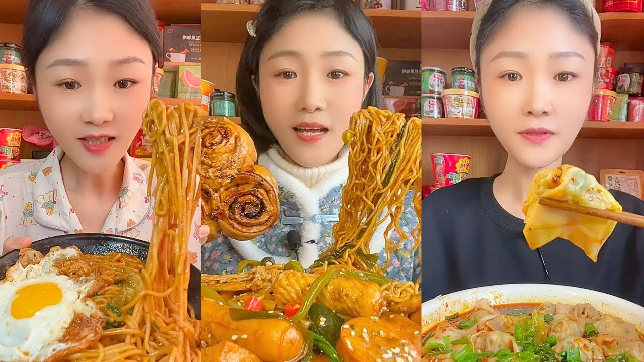 1 Hour ASMR Mukbang | Satisfying Eating Sounds for Sleep, Relaxation & Study 