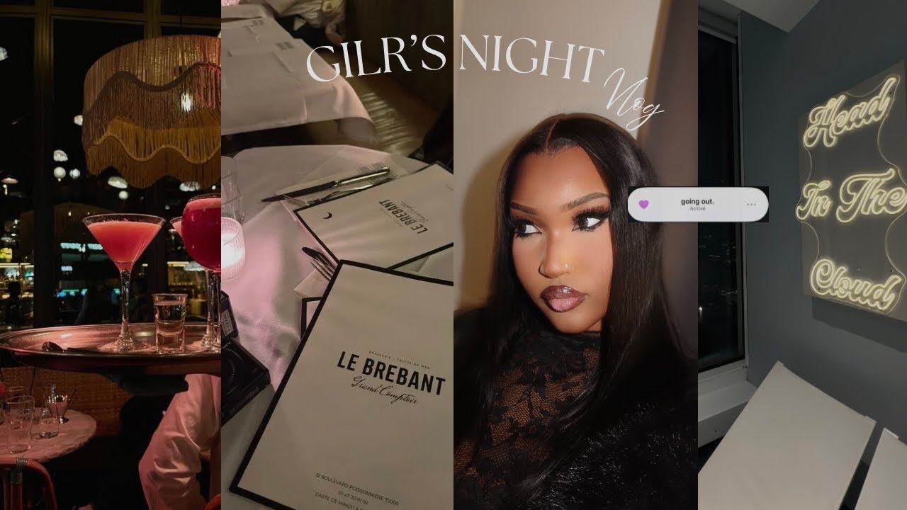 VLOG IN PARIS | Girl’s Night Out, restaurant, hôtel spa.