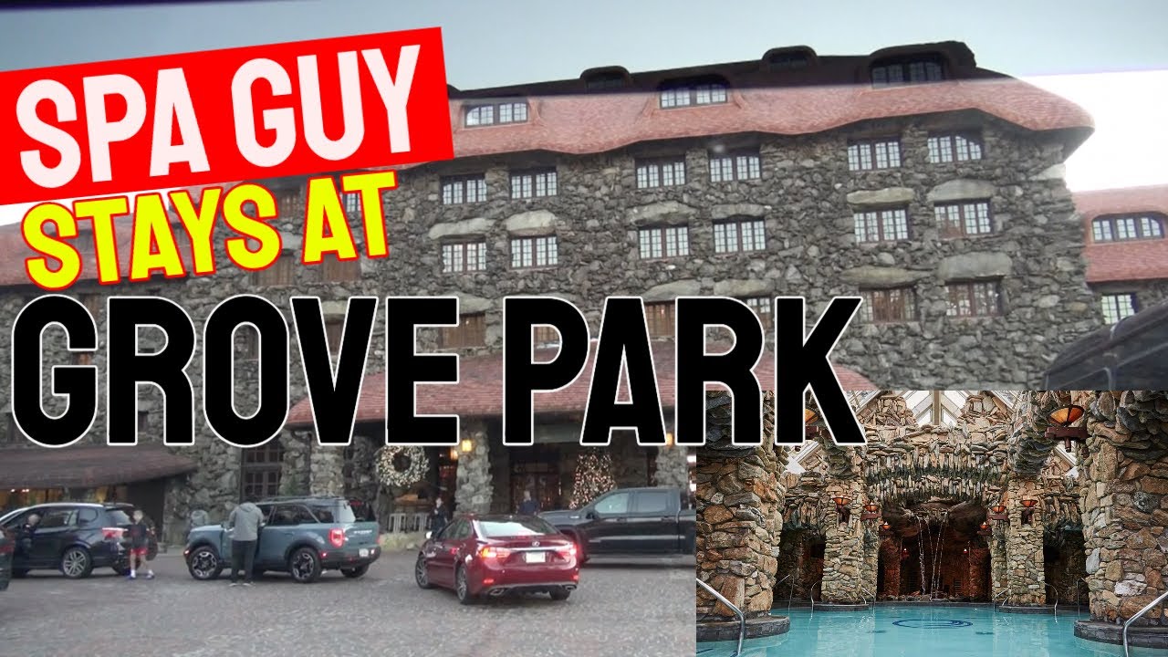 Спа-парень останавливается в спа-отеле Grove Park Hotel: релак...