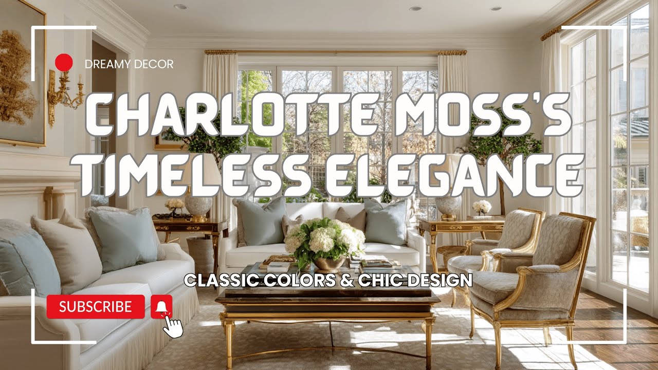 Recreate Charlotte Moss's Timeless Elegance: Classic Colors, Chic Design & Luxurious Style